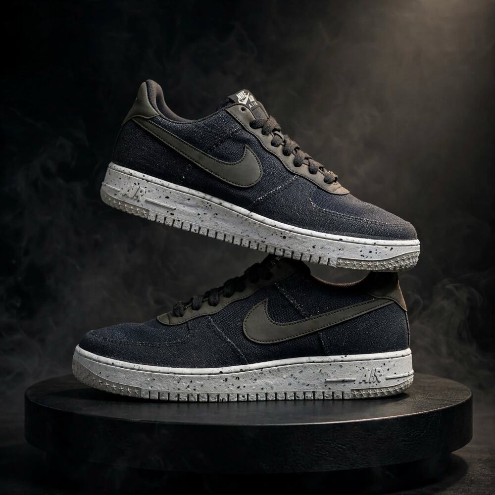 Size 14 Nike Air Force 1 Crater DC4831-001 Black Anthracite